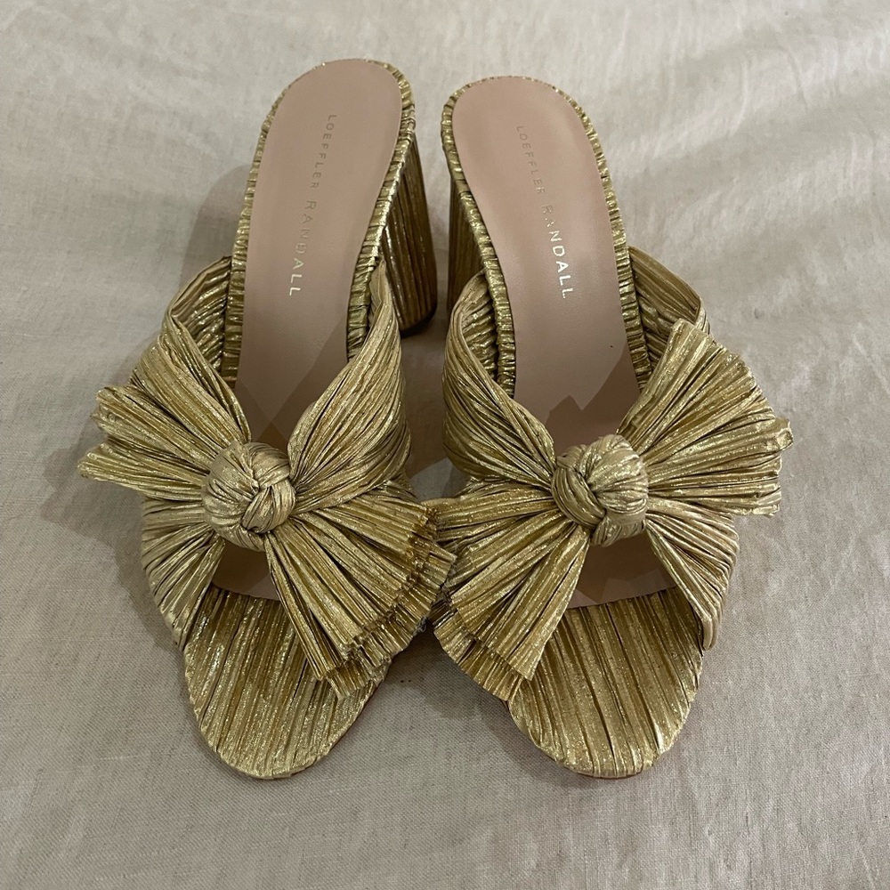 NWOT Loeffler Randall Penny Knot Mule